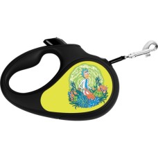 Повідець для собак WAUDOG R-leash "Рік та Морті 2" L до 50 кг 5 м чорний (8126-0281-01)