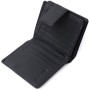 Гаманець ST Leather З монетницею та блоком для пропусків з натуральної шкіри Чорний (22713)