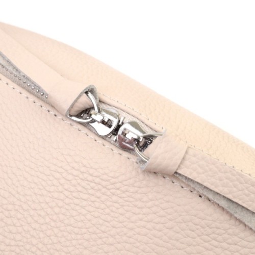 Сумка Vintage Шкіряна жіноча через плече з міні гаманцем Біла (22664)