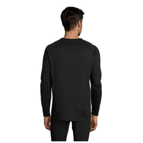 Лонгслів Sol's Sporty LSL men чорний L (02071312L)