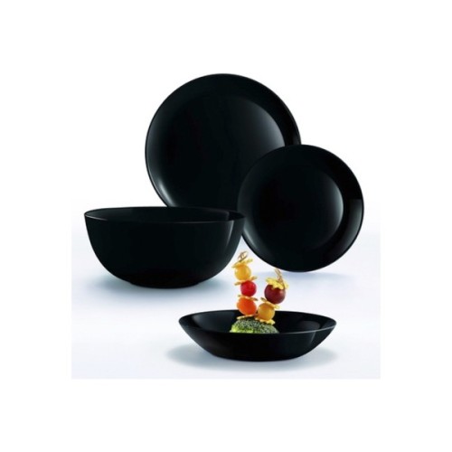 Тарілка Luminarc Diwali Black 25 см обідня (P0867)