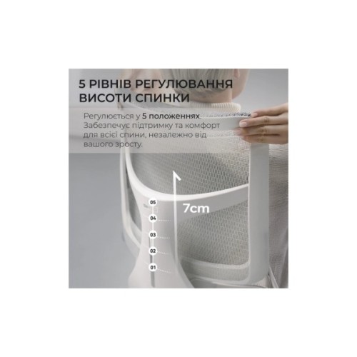 Офісне крісло Sihoo DORO S100 Mesh White (S100-M302)