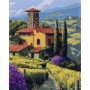 Картина по номерам Santi алмазна мозаїка Тоскана 40х50 см на підрамнику (956043)