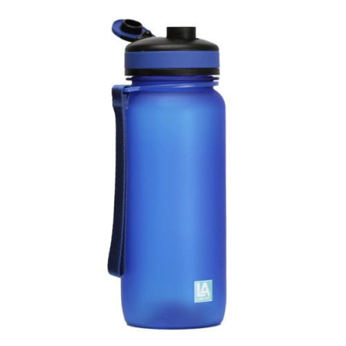 Пляшка для води Line Art Flores 650 мл синій (60014218LA-03)
