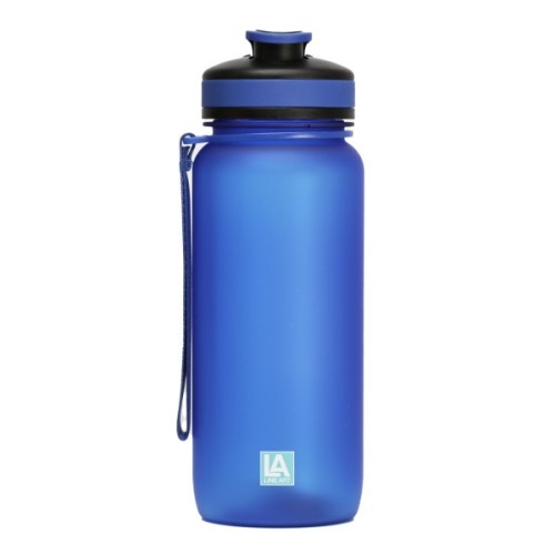 Пляшка для води Line Art Flores 650 мл синій (60014218LA-03)