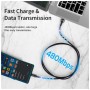 Дата кабель USB 2.0 AM to USB-C 1.0m 100W black Essager (EXC7A-CG01-P)
