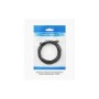 Патч-корд 0.5м, UTP cat 6A RJ-45 slim black Vention (IBIBD)