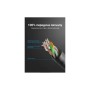 Патч-корд 0.5м, UTP cat 6A RJ-45 slim black Vention (IBIBD)