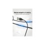 Патч-корд 0.5м, UTP cat 6A RJ-45 slim black Vention (IBIBD)