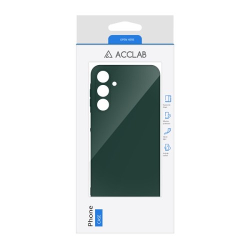 Чохол до мобільного телефона ACCLAB Silicone Samsung Galaxy A16 Dark Green (1283126601767)