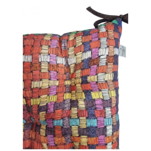 Подушка на стілець Прованс MixPrint 505 рогожка 40х40 см (4823093449909)