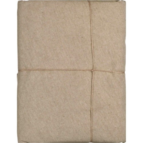 Скатертина Ardesto Oliver, 100% бавовна, шоколад кругла 136 см (ART10OR)