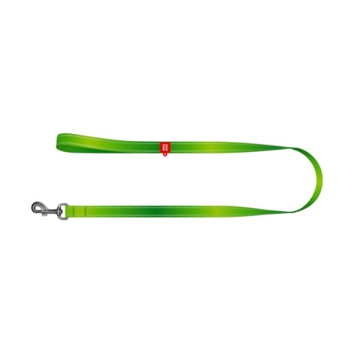 Повідець для собак WAUDOG Nylon Mono, світловідбивний L-XXL салатовий (52195)
