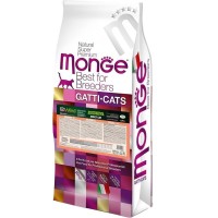 Сухий корм для кішок Monge Cat Bwild Grain Free Лосось 10 кг (8009470005203)