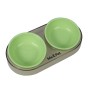 Посуд для котів Me&Pet Миска подвійна зелена (NMP28-2)