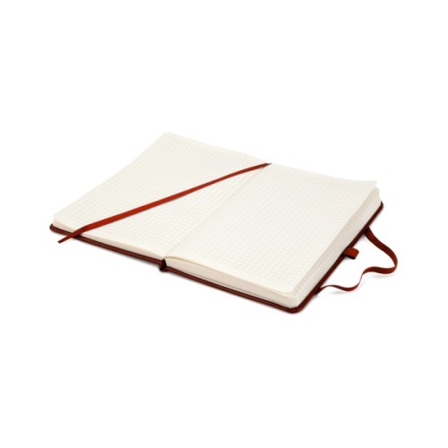 Книга записна Axent Partner Lux, 125х195 мм 96 аркушів у клітинку Бордова (8202-05-A)