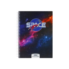 Блокнот Maxi А5, пластикова обкладинка, спіраль, 80 арк., клітинка (MX20832-16)