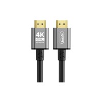 Кабель мультимедійний HDMI M to HDMI M 3.0m V2.0 black XO (GB017A-HDMI.tranish)