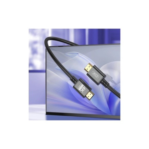 Кабель мультимедійний HDMI M to HDMI M 3.0m V2.0 black XO (GB017A-HDMI.tranish)