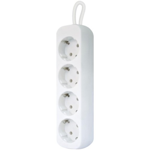 Мережевий подовжувач Defender E450 5.0 m 4 роз white (99227)