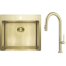 Мийка кухонна Deante Olfato ZPO_R10B + зміш. BQO_R72M (ZPOER10B)