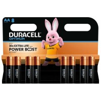Батарейка Duracell Optimum AA лужні 8 шт. в упаковці (5014726 / 5015601)