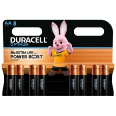 Батарейка Duracell Optimum AA лужні 8 шт. в упаковці (5014726 / 5015601)
