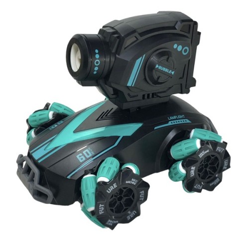 Радіокерована іграшка UFT Дрифтова машинка Танк-всюдихід на радіокеруванні Стріляє мильними бульбашками з підсвічуванням (UFTGC4)