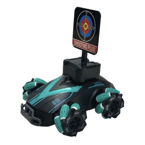 Радіокерована іграшка UFT Дрифтова машинка Танк-всюдихід на радіокеруванні Стріляє мильними бульбашками з підсвічуванням (UFTGC4)