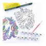 Набір для творчості Rosa футболка-розмальовка, Unicorn, бавовна 100, розмір S (4823098543800)