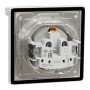 Розетка Schneider Electric ASFORA з кришкою IP44, біла (EPH3100321)