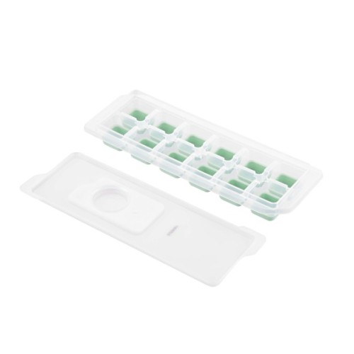 Форма для льоду Ardesto Fresh, 26х9.5х3.5см, силікон, пластик, зелений (AR3595G)