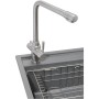 Мийка кухонна GRANADO Optimal Estella grafito (+ змішувач Badalona LUX inox + дозатор Redondo inox + кошик+дошка) (ksg0209)