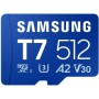 Карта пам'яті Samsung 512GB microSDXC class 10 UHS-I U3 V30 A2 T7 (MB-MB512T/WW)