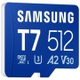 Карта пам'яті Samsung 512GB microSDXC class 10 UHS-I U3 V30 A2 T7 (MB-MB512T/WW)