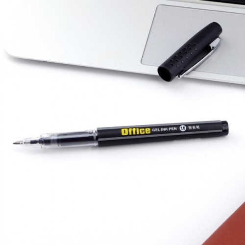 Ручка гелева Baoke Office 1.0 мм, чорна (PEN-BAO-PC1048-B)