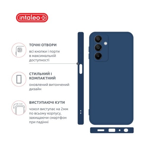 Чохол до мобільного телефона Intaleo SoftShell Samsung Galaxy A16 Blue (1283126609541)