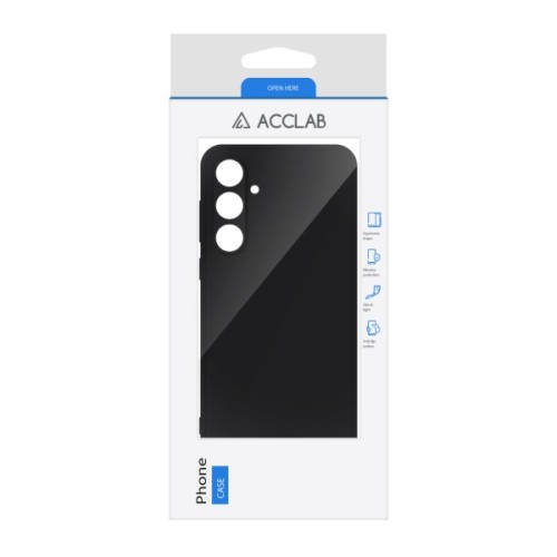 Чохол до мобільного телефона ACCLAB SoftShell Samsung Galaxy A35 Black (1283126592133)