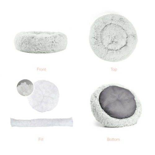 Лежак для тварин Best Friends морозний іній 76х76 см (0817403025024)