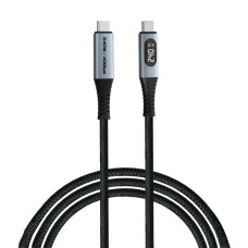 Дата кабель USB-C to USB-C 1.2m with display 240W black Verbatim (31849)