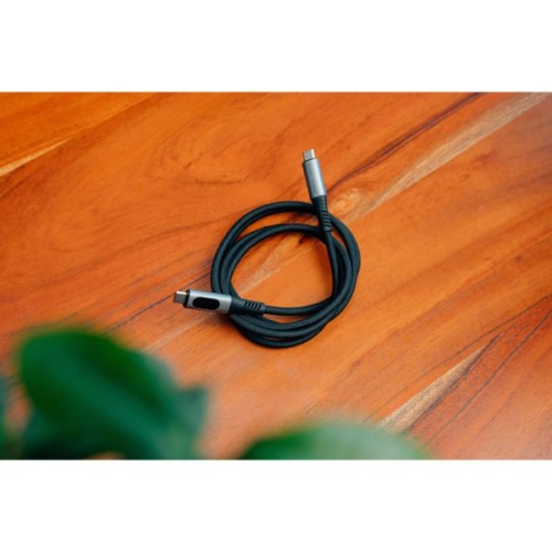 Дата кабель USB-C to USB-C 1.2m with display 240W black Verbatim (31849)