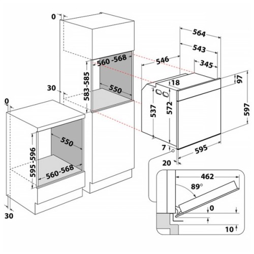 Духова шафа Whirlpool WOI5S8PM2SWAWMD54MWWOI78PT1SBA (WOI5S8PM2SWA)
