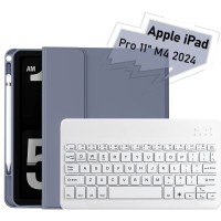 Чохол до планшета BeCover with keyboard Apple iPad Pro 11" M4 2024 Purple (713002)