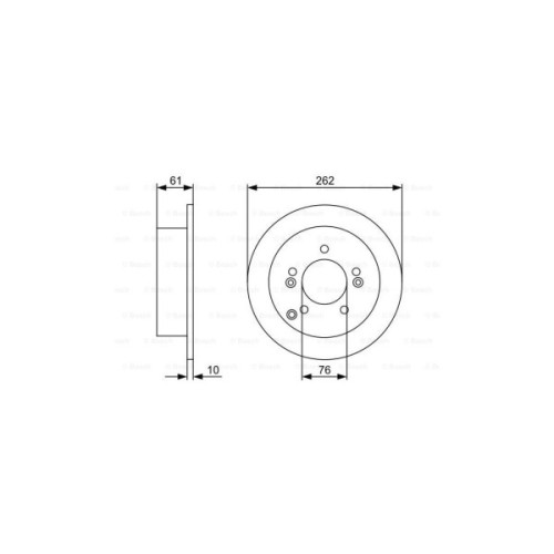 Гальмівний диск Bosch 0 986 479 345