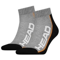 Шкарпетки Head Qperformance Quarter 781009001-235 2 пари Чорний/Сірий 35-38 (8718824546469)