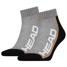 Шкарпетки Head Qperformance Quarter 781009001-235 2 пари Чорний/Сірий 35-38 (8718824546469)