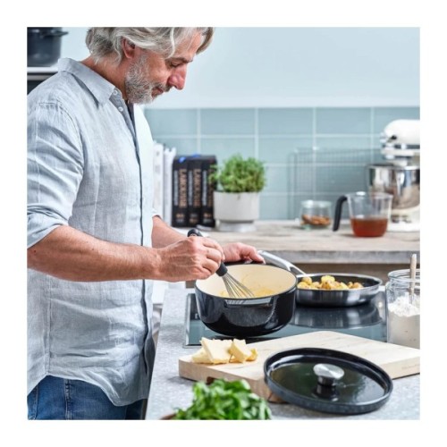 Каструля KitchenAid чавунна з кришкою 3,3 л Чорна (CC006058-001)