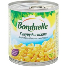 Овочева консервація Bonduelle Кукурудза ніжна вакуумована 170 г (3083680015394)