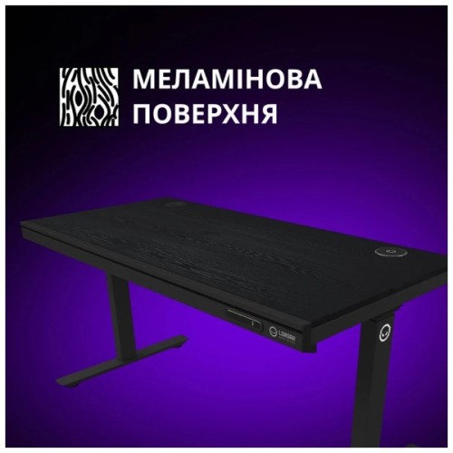 Комп'ютерний стіл Lorgar PRO 80W Wood Black (LRG-DP80W)