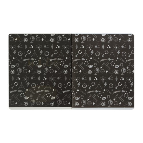 Зошит ZiBi BLACK 36 аркушів, клітинка чорний-сірий (ZB.1730-77)